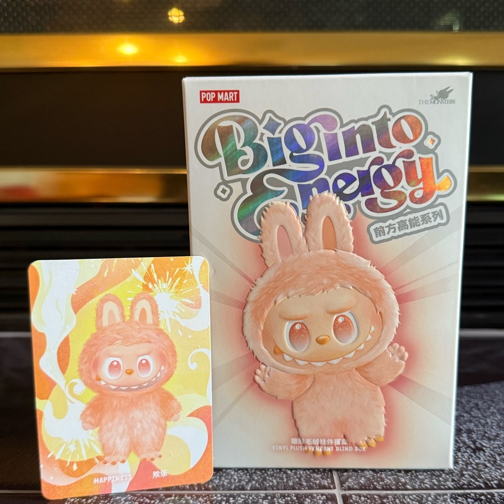 New 100% Authentic “The Monsters” Big Into Energy Labubu in Happiness✨